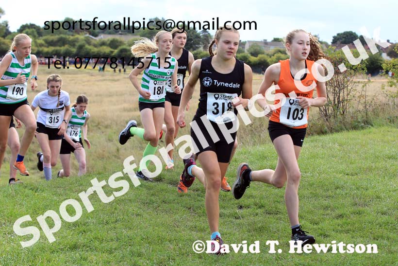 Girls under-15s, 2022 Start Fitness NEHL, Wrekenton. Photo: David T. Hewitson/Sports for All Pics